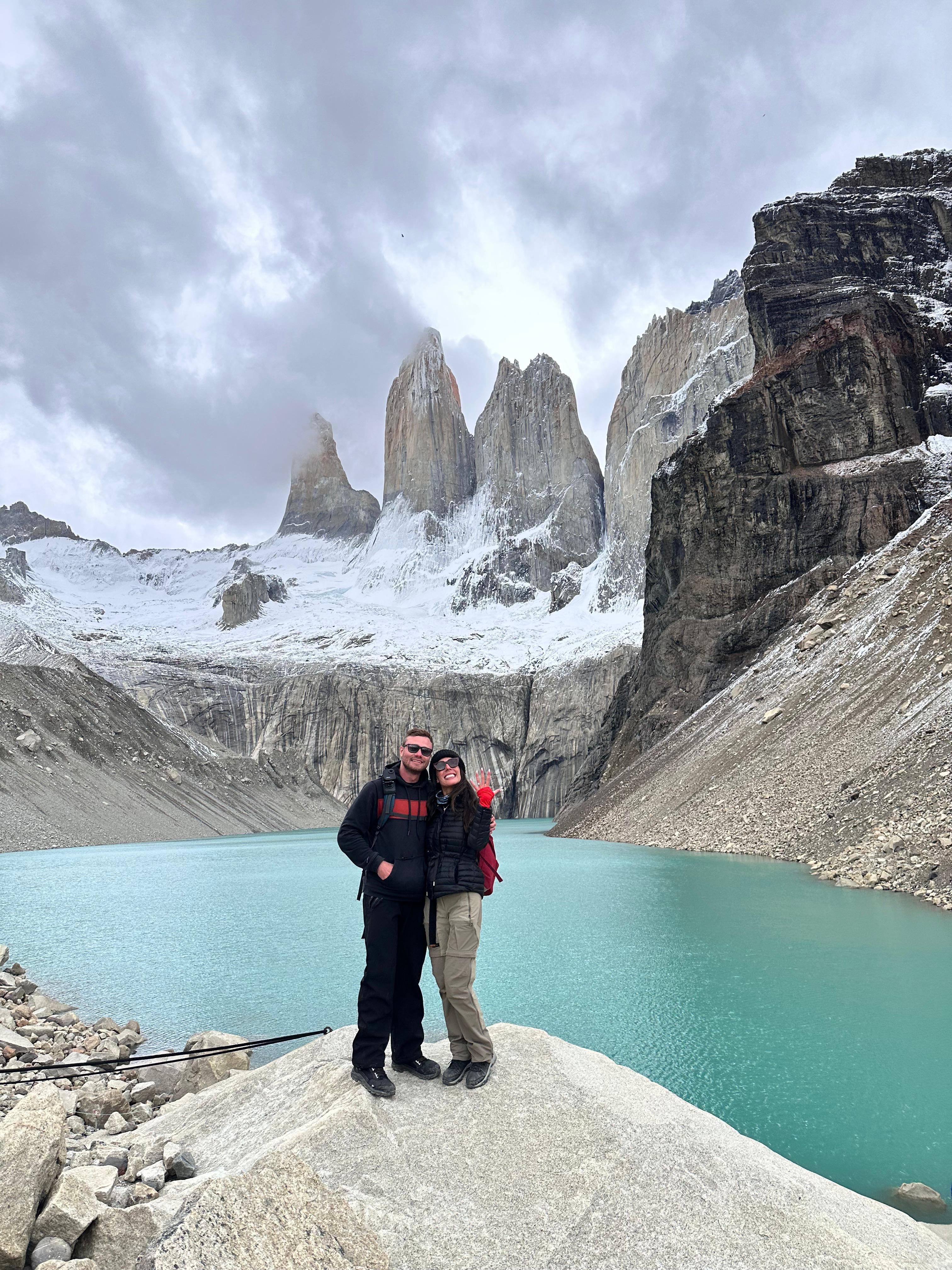 O pedido nas Torres del Paine